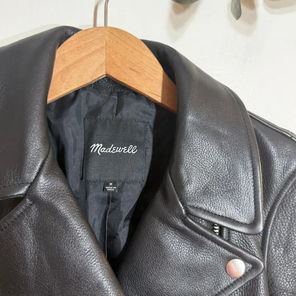 Madewell Faux Leather Moto Jacket
